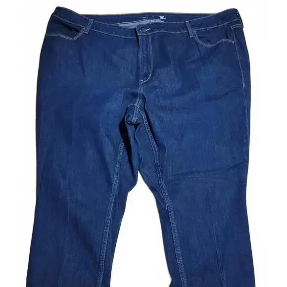 Old‎ Navy Dark Wash High Rise WOW Super Skinny Jeans Plus Size 24 Short - Picture 2 of 6